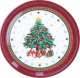 Dekoracja świąteczna Fééric Lights and Christmas Ozdobna taca z motywem świątecznym, Ø 35 cm 2