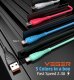 Kabel USB Veger USB-A - USB-C 1.2 m Czarny 9