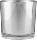 Trend Glass Wazon, osłonka na doniczkę srebrna 14 cm Crocus 2