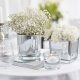 Trend Glass Wazon, osłonka na doniczkę srebrna 14 cm Crocus 6