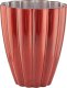 Trend Glass Wazon, osłonka czerwony srebrny 17 cm Filanthia 2