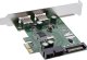 Kontroler InLine InLine® 2+2ports USB 3.0 host controller, PCIe, with SATA power and LP bracket 1