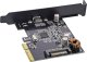 Kontroler InLine InLine® Interface card,USB 3.2 Gen.2x2, 1x USB Type-C, incl. low-profile slot bracket, PCIe x4 1