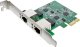 Kontroler InLine InLine® Dual Gigabit network card, 1x RJ45 2.5Gb/s, PCIe x1, incl. low profile bracket 1