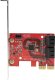 Kontroler 4-PORT SATA PCIE CARD - 6GBPS/. 6