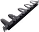 InLine InLine® 19" cable management panel, 5 plastic brackets removable, RAL 9005, black 1