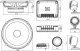 Głośnik samochodowy Harman Kardon JBL kolonėlė Club 602CTP 16.5cm 2-Way Component Car Speakers 6
