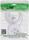 InLine InLine® Charging Cube, 3x earthing contact, 2x USB-C, 2x USB-A, white, 2m 5