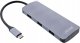 InLine InLine® USB 3.2 Gen.2 Hub, 4x USB-C + 3x USB-A, PD 100W, aluminium, grey 1