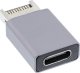 InLine InLine® USB 3.2 adapter, internal USB-E front panel male to USB-C female 1