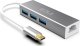 HUB USB Inca INCA Adapter   ITPC-3T   Typ C > 3XUSB-A, 1xRJ45, 1000mbps 1