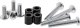 InLine InLine® 8pcs. Screw set 4x M8x20mm/M8x50mm and 4x 15mm spacers for wall mount, for Samsung-TV 1