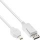Kabel InLine DisplayPort - DisplayPort 5m biały (S-17135) 1