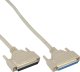 Kabel InLine InLine® Serial Extension Cable molded DB37 male to female direct grey 1m 1