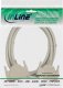 Kabel InLine InLine® Serial Extension Cable molded DB37 male to female direct grey 1m 1