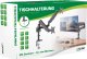 InLine InLine® Desktop Mount with Lifter movable for two Displays up to 82cm 32" max. 9kg 10