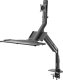 InLine InLine® Workstation desk mount with lift and USB 3.0, movable, for keyboard, mouse and monitor up to 81cm (32"), max. 9kg 4