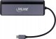 InLine InLine® 8-in-1 USB-C Multihub Dockingstation, HDMI, DisplayPort, USB 3.2, PD 3.0 100W, MST 2
