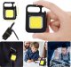 Latarka OEM Mini lampka latarka brelok COB LED czarny 12