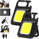 Latarka OEM Mini lampka latarka brelok COB LED czarny 1