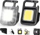 Latarka OEM Mini lampka latarka brelok COB LED czarny 3