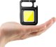 Latarka OEM Mini lampka latarka brelok COB LED czarny 5