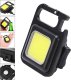 Latarka OEM Mini lampka latarka brelok COB LED czarny 6