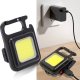 Latarka OEM Mini lampka latarka brelok COB LED czarny 9