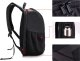 Plecak 4kom.pl Plecak fotograficzny wodoodporny pokrowiec na aparat, sprzęt fotograficzny, laptop 15.6 duży 44x30x19 Czarno-czerwony 3