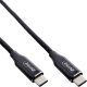 InLine InLine® Magnetic USB-C cable, USB-C male/male, 100W, black, 1.5m 1