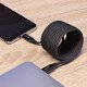 InLine InLine® Magnetic USB-C cable, USB-C male/male, 100W, black, 1.5m 2