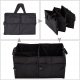 TORBA ORGANIZER BAGAŻNIKA SAMOCHODU AUTA KUFER XL CZARNA USZTYWNIONY 5