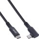 InLine InLine® USB 3.2 Gen.1 Cable, USB Type-C male/male angled for VR, black, 5m 1