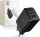 Ładowarka Tech-Protect TECH-PROTECT C65W 3-PORT NETWORK CHARGER PD65W/QC3.0 BLACK 1