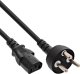 Kabel zasilający InLine InLine® Denmark power cable, black, 3m 1