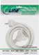 Kabel zasilający InLine InLine® Power Extension Cable Type F white 2m 3