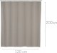 Allstar Zasłona prysznicowa brązowa, PEVA, 120x200 cm, Allstar 2