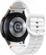 Tech-Protect TECH-PROTECT SILICONE SPORT SAMSUNG GALAXY WATCH 4 / 5 / 5 PRO / 6 / 7 / FE WHITE 2