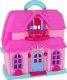 Lean Cars Domek Dla Lalek Mebelki Akcesoria Figurki Różowy 2