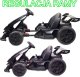 Import SUPER-TOYS SZYBKI DRIFTUJĄCY GOKART NA AKUMULATOR 24 V, REGULOWANA RAMA/AHL007 5