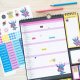 Disney Disney Stitch - Kalendarz ścienny / Planner 2024/2025 2