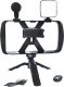 Selfie stick OEM Zestaw / uchwyt selfie z pilotem na bluetooth tripod do transmisji na żywo z lampą LED, mikrofonem, pilotem TL-49T 9