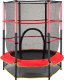 Trampolina ogrodowa dla dzieci siatka 165x160cm czerwona 1