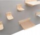 QLS LEGOWISKO HAMAK ŚCIENNY DLA KOTA 40 X 17 X 12 CM 5