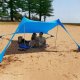 Enero PAWILON TURYSTYCZNY PLAŻOWY PRZECIWSŁONECZNY OBCIĄŻANY PIASKIEM LYCRA 2.1X2X1.5M 2