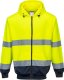 Portwest B317 - Dwukolorowa bluza z kapturem zapinana na zamek - pomarańczowy-granat S 2