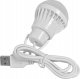 OEM Żarówka LED na USB A światło białe ciepłe 200 lm 3W 1 m biała 9