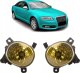 MTuning Zestaw lamp przeciwmgielnych Yellow AUDI A6 C6 Allroad A4 B8 Q5 SEAT EXEO VW PASSAT CC B6 2004-2011 1