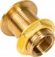 przejście przez przegrodę z gwintem 3/4" x 1/2" (DN20 x DN15) długość 50mm, mosiężne 3