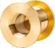 przejście przez przegrodę z gwintem 3/4" x 1/2" (DN20 x DN15) długość 50mm, mosiężne 4